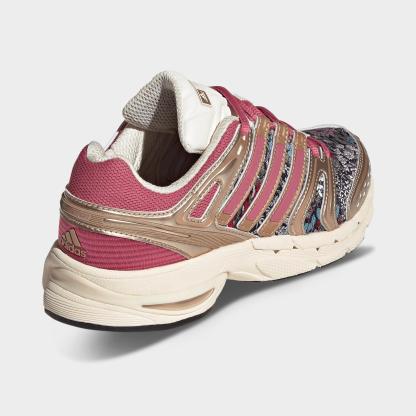 Girls' Big Kids' adidas x Liberty London Adistar Control 5 Casual Shoes - Cream White/Dual Magenta/Core Black - Back view