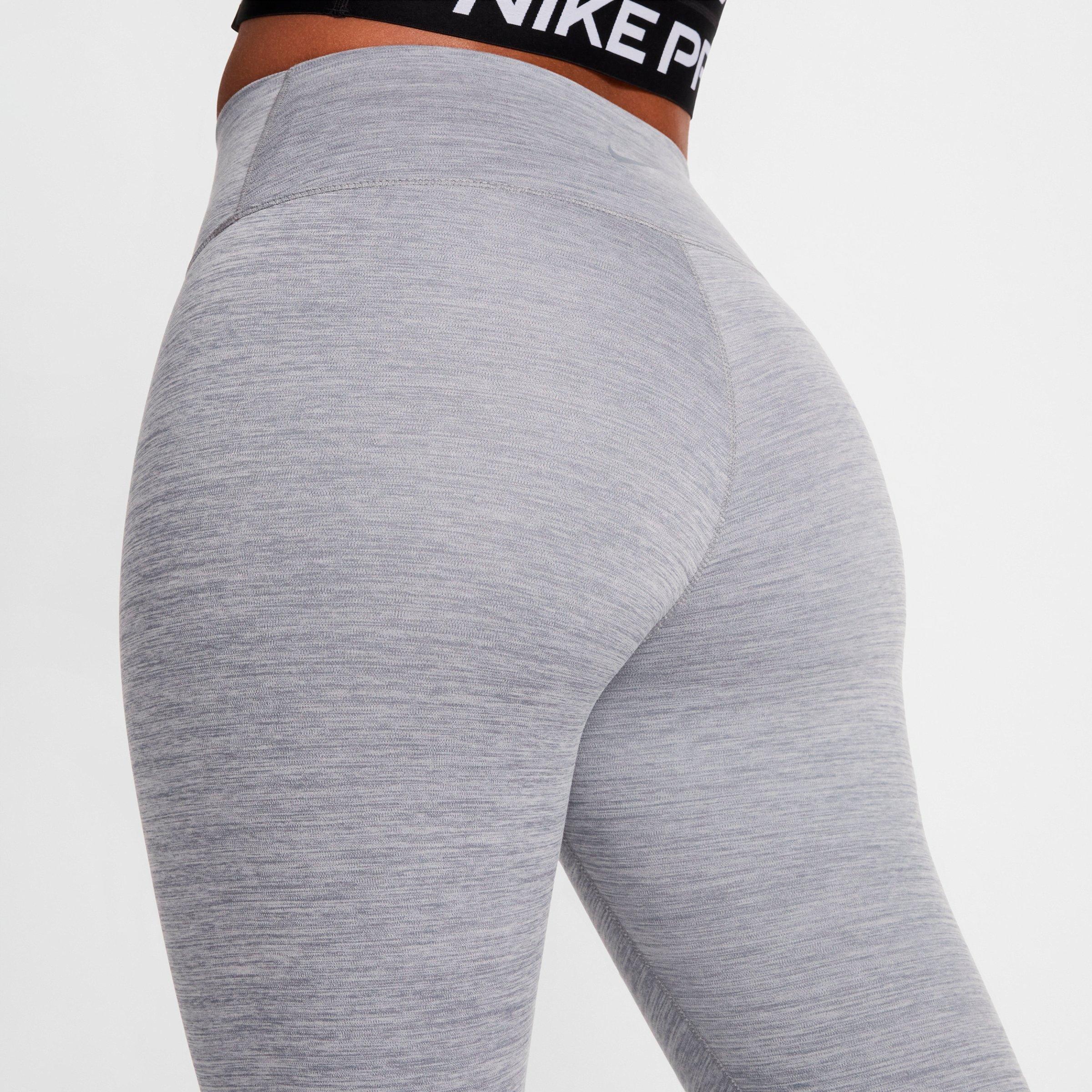 Women's Nithtke One Dri-FIT High-Waisted Crop Leggings - Smoke Grey/Heather/Black