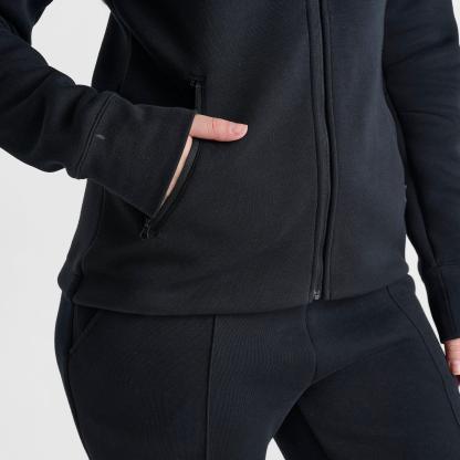 Women's Nithtke Sportswear Tech Fleece Windrunner Full-Zip Hoodie - Black/Black