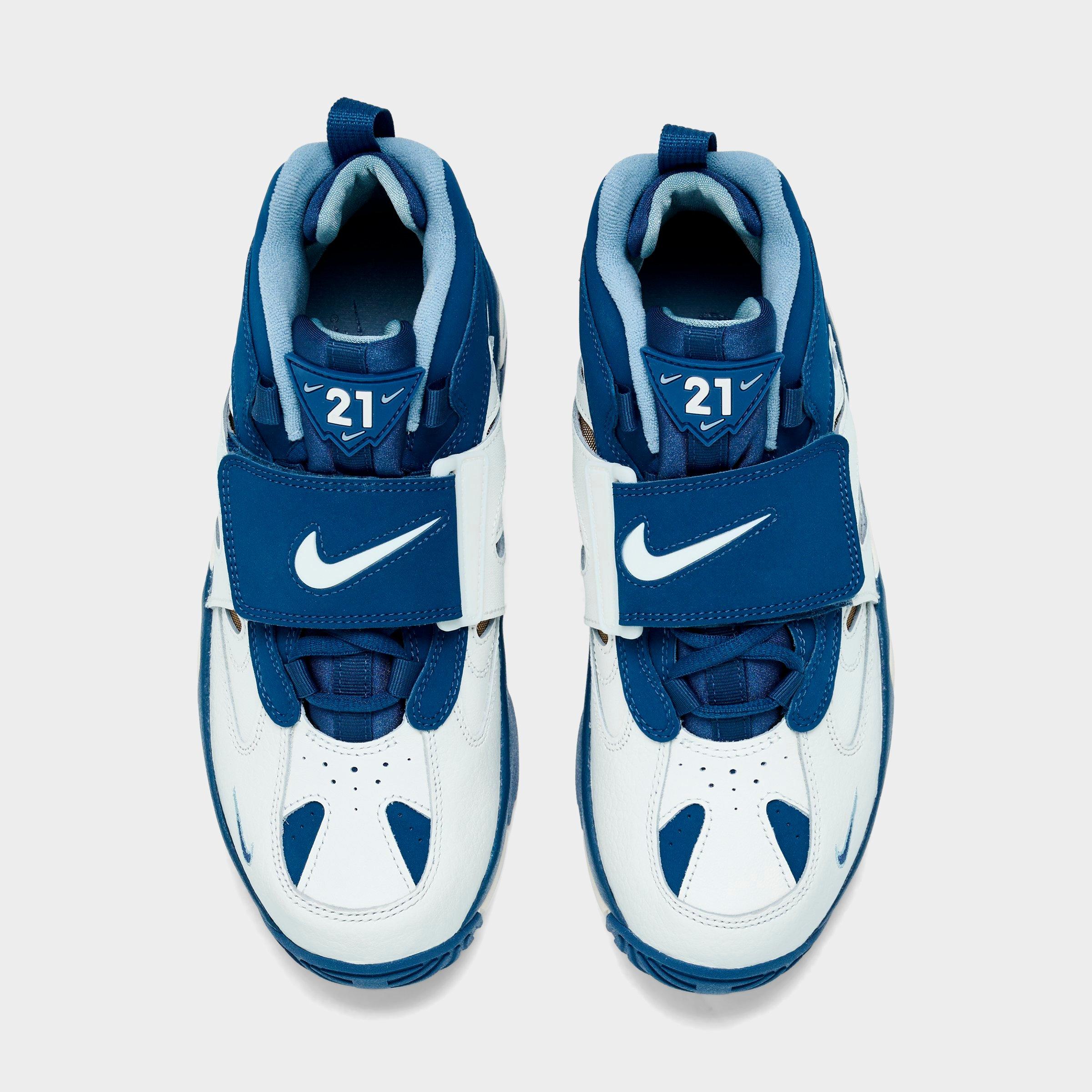 Big Kids' Nithtke Diamond Turf 2 Casual Shoes - Sail/Mystic Navy/Blue Grey/Metallic Gold - Top view
