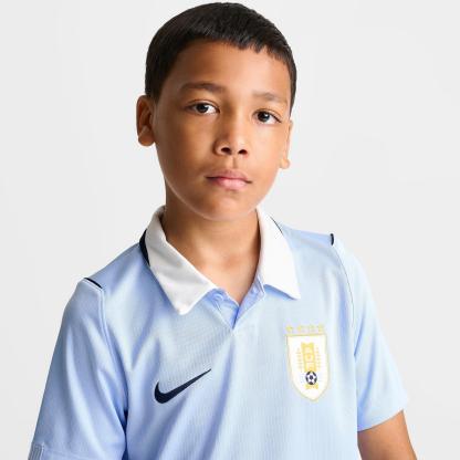 Big Kids' Nike Uruguay 26 Stadium Home Dri-FIT Replica Soccer Jersey - Royal Tint/Obsidian