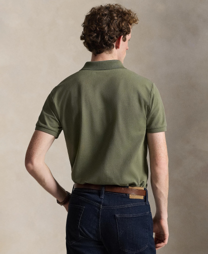 Polo Ralph Lauren Men's Classic-Fit Stretch Mesh Polo Shirt - Cruise Olive