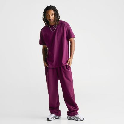 Men's Nithtke NOCTA Fleece CS Open-Hem Sweatpants - Bordeaux/Light Bordeaux