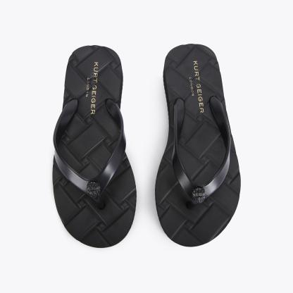Kurt Geiger London Kensington Quilted Sandal - Black - view 3