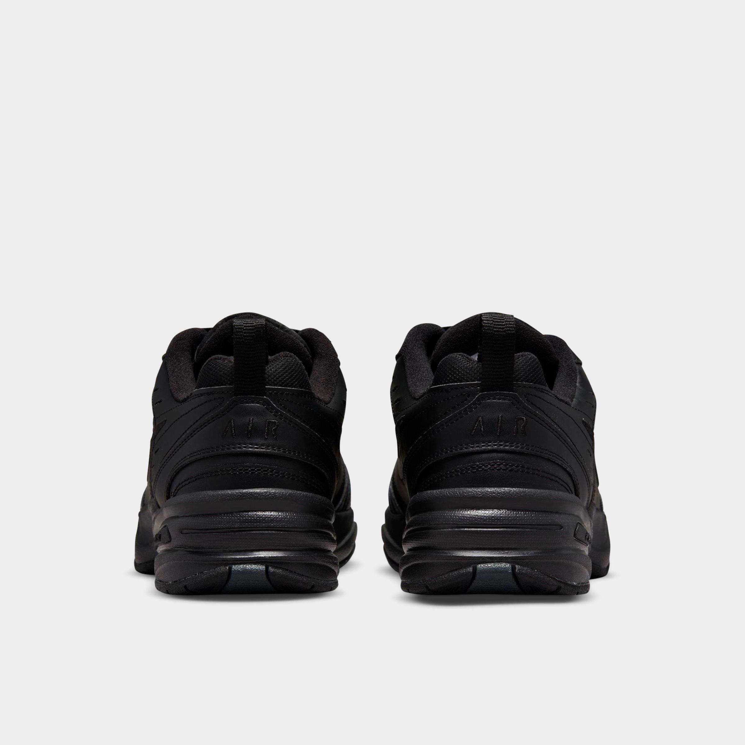 Men's Nithtke Air Monarch IV Casual Shoes (Wide Width 4E) - Black/Black - Back view