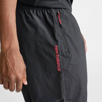 Men's New Balance Vision Woven Shorts - Black/Red - view 6