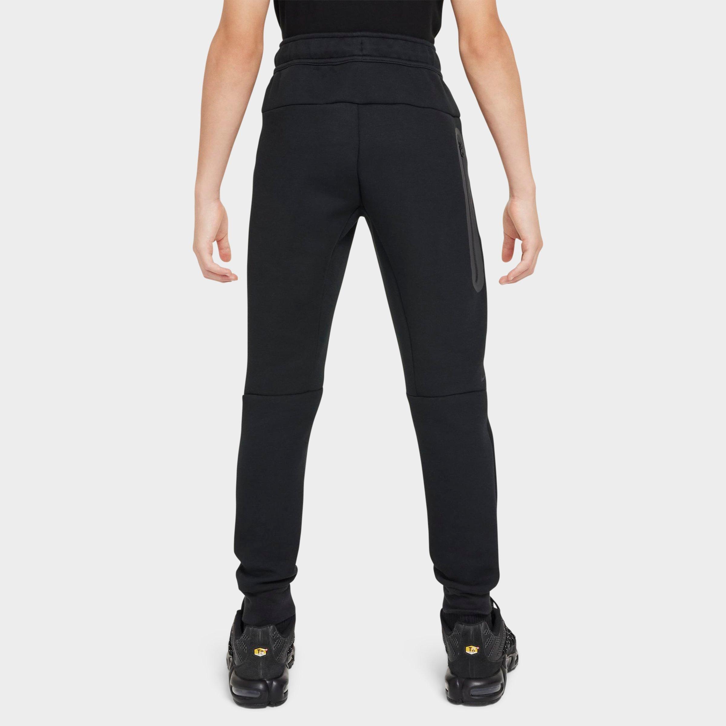 Big Kids' Nithtke Sportswear Tech Fleece Reflective Jogger Pants - Black/Dark Grey Heather/Black