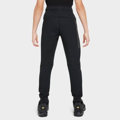 Big Kids' Nithtke Sportswear Tech Fleece Reflective Jogger Pants - Black/Dark Grey Heather/Black
