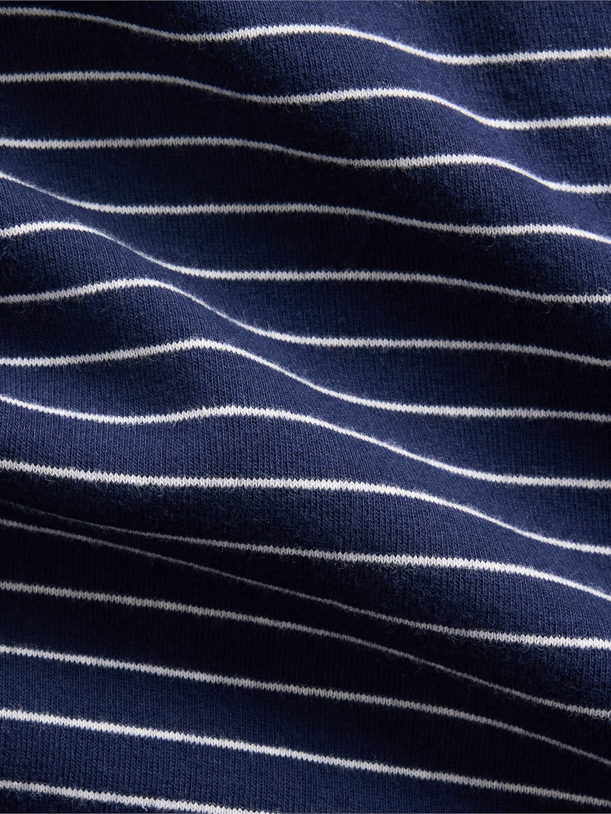 Modern Crewneck T-Shirt - Navy blue stripe