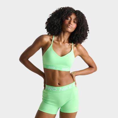 Women's Nithtke Dri-FIT Indy Light Support Padded Adjustable Sports Bra - Illusion Green