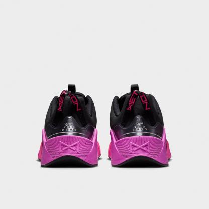 Women’s Nithtke Free Metcon 7 Training Shoes - Part 1 - Black/Hyper Pink/Metallic Cool Grey/Fuchsia Blast - Back view
