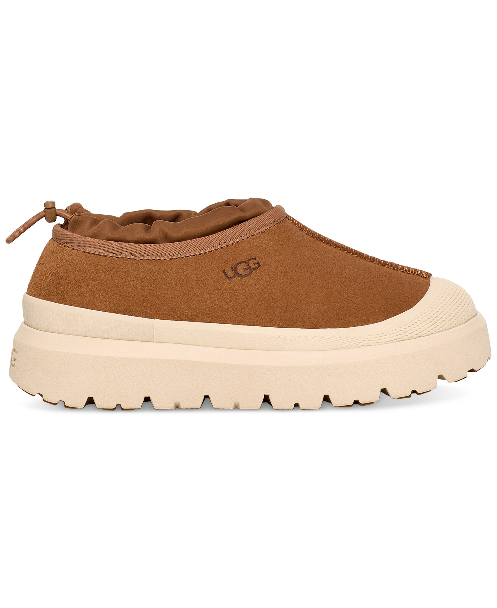 UGG® Men's Tasman Weather Hybrid Clogs - Chestnut/Whitecap