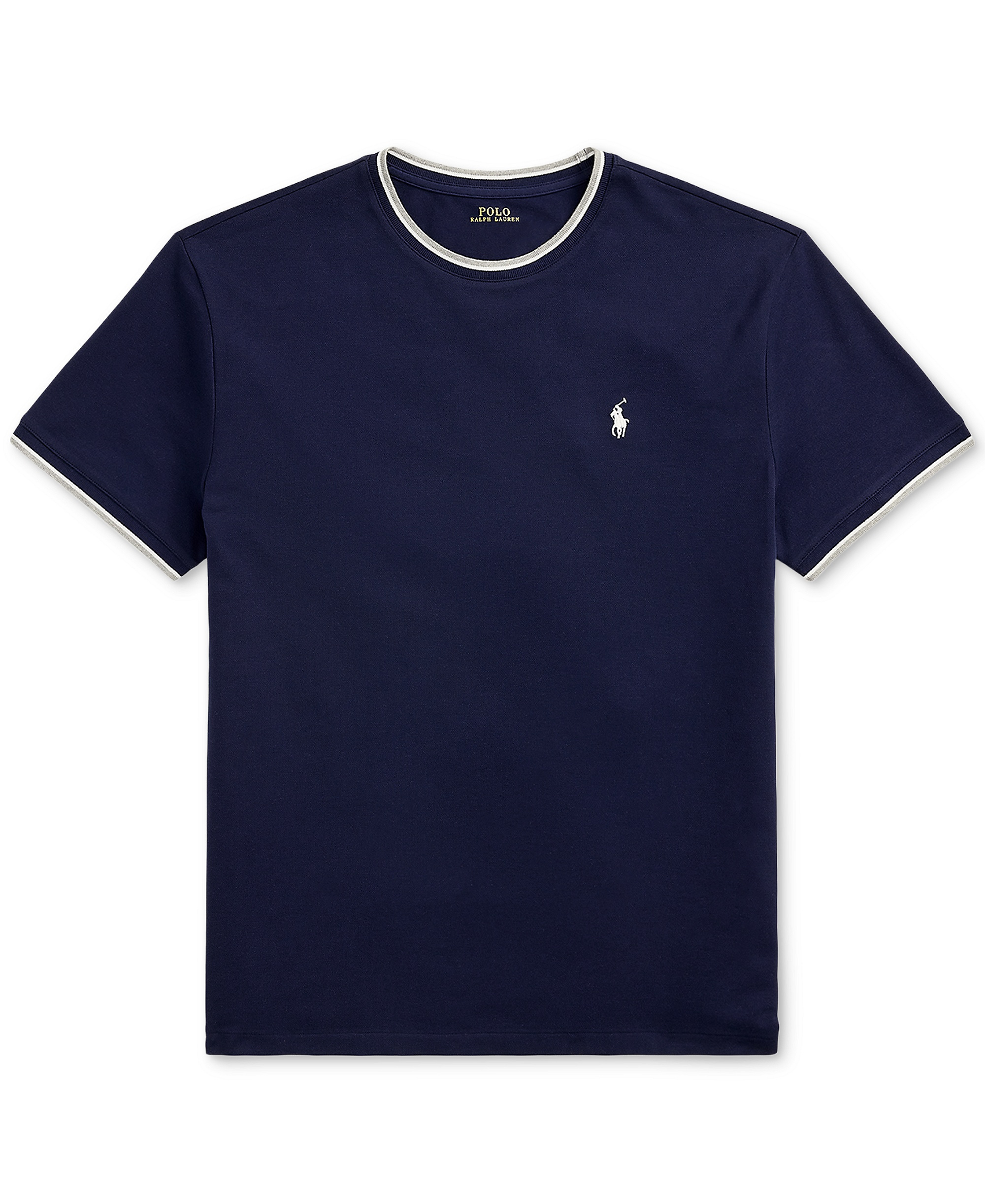 Polo Ralph Lauren Men's Classic-Fit Stretch Mesh T-Shirt - NAVY/WHT P