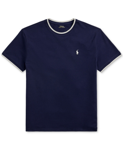Polo Ralph Lauren Men's Classic-Fit Stretch Mesh T-Shirt - NAVY/WHT P