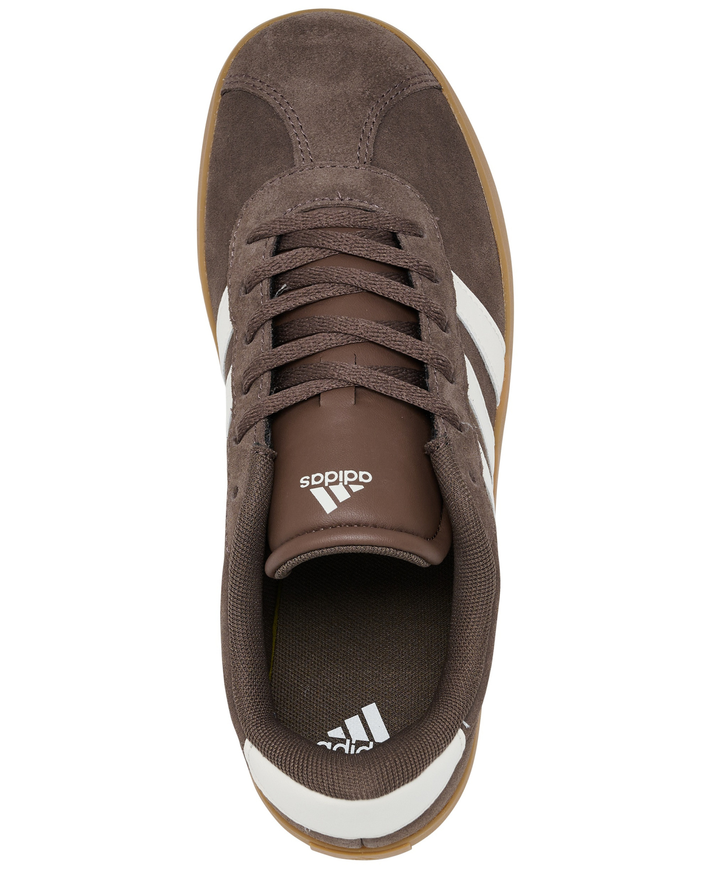 adidas Big Kids VL Court 3.0 Casual Sneakers from Finish Line - Earth Strata, White