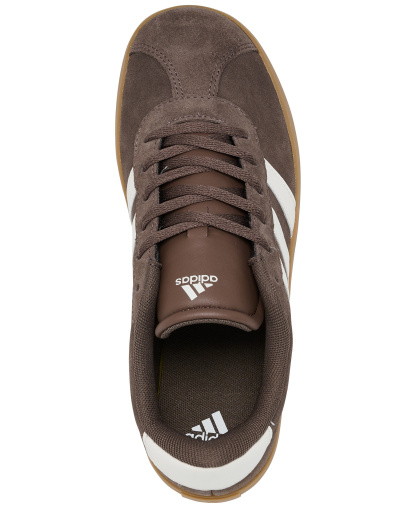 adidas Big Kids VL Court 3.0 Casual Sneakers from Finish Line - Earth Strata, White