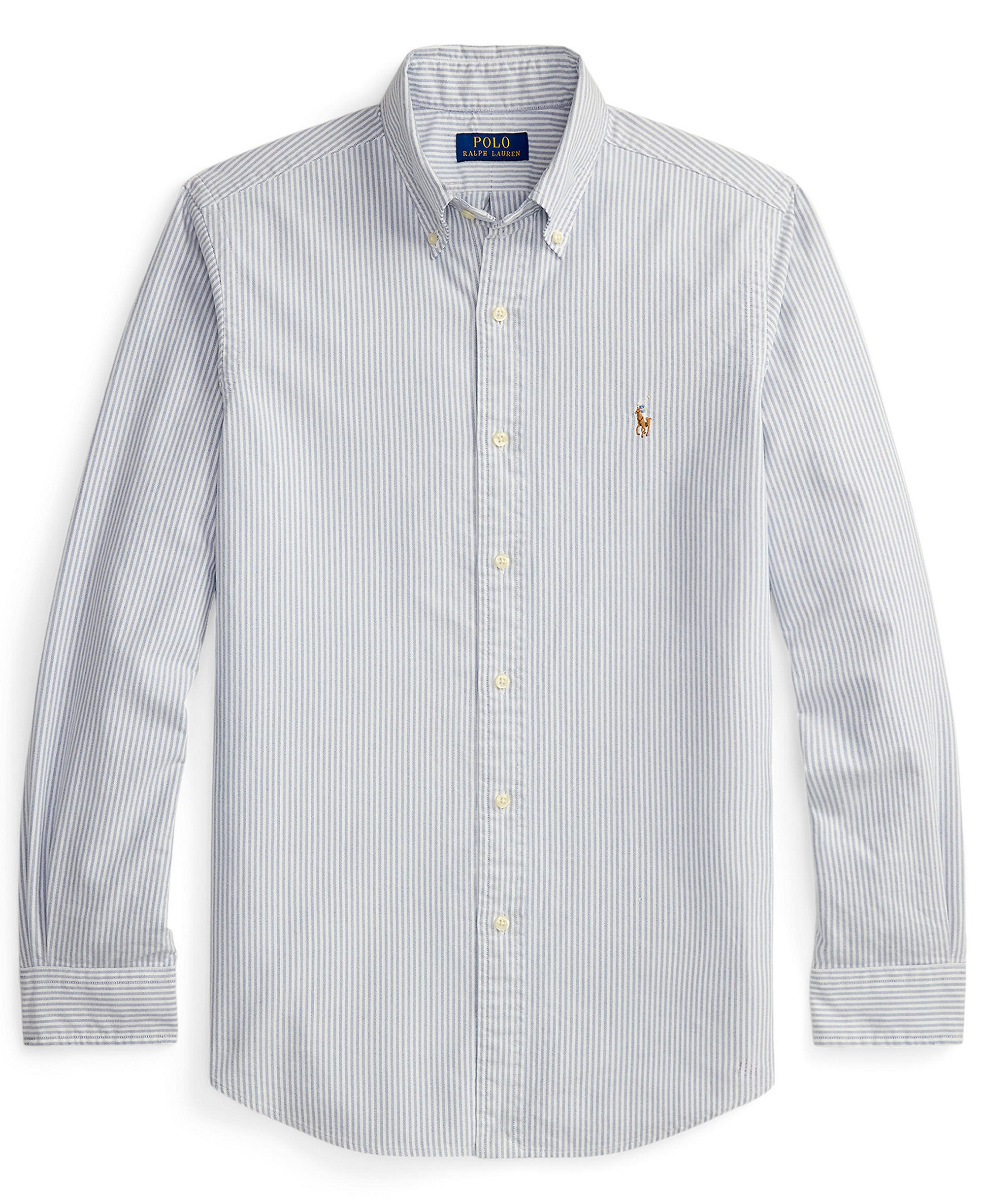 Polo Ralph Lauren Men's Classic-Fit Plaid Brushed Oxford Shirt - Navy White
