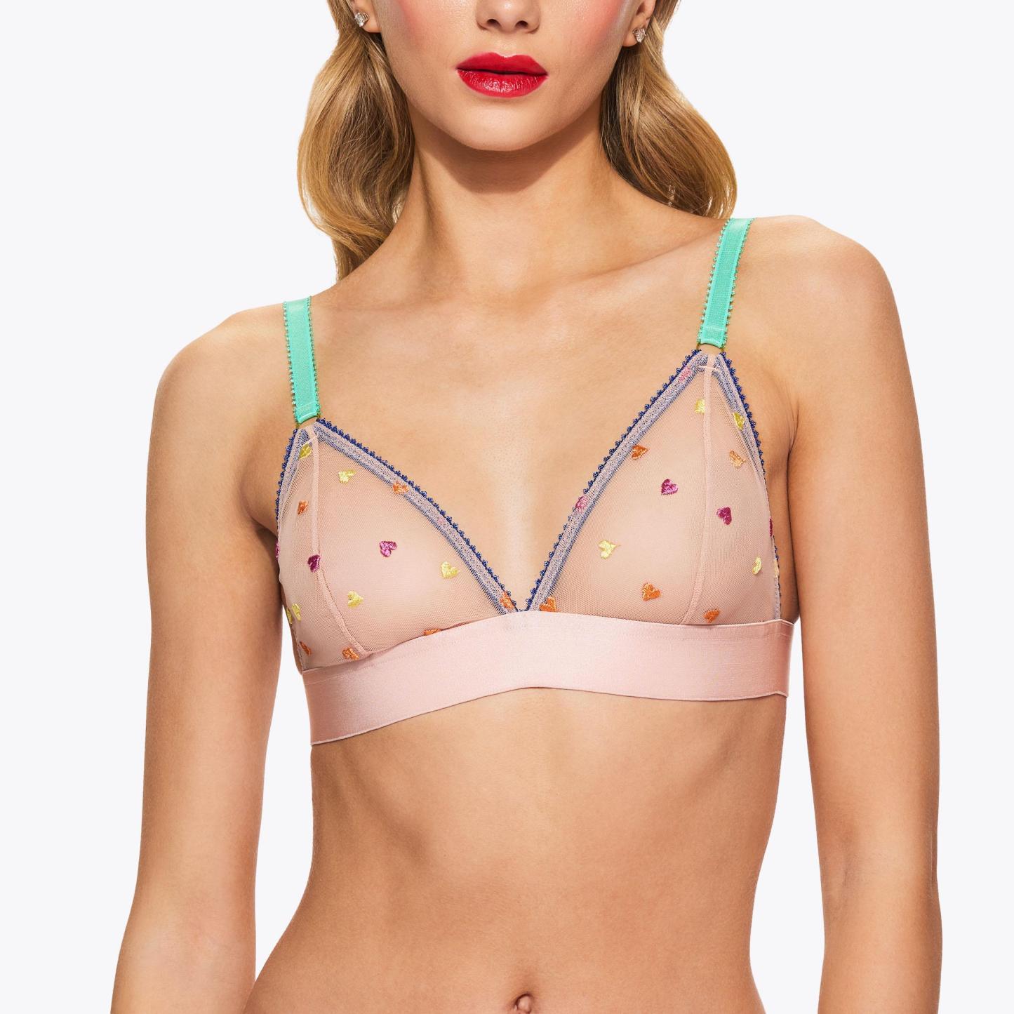 Kurt Geiger London Dora Larsen Triangle Bralette - Beige - view 3