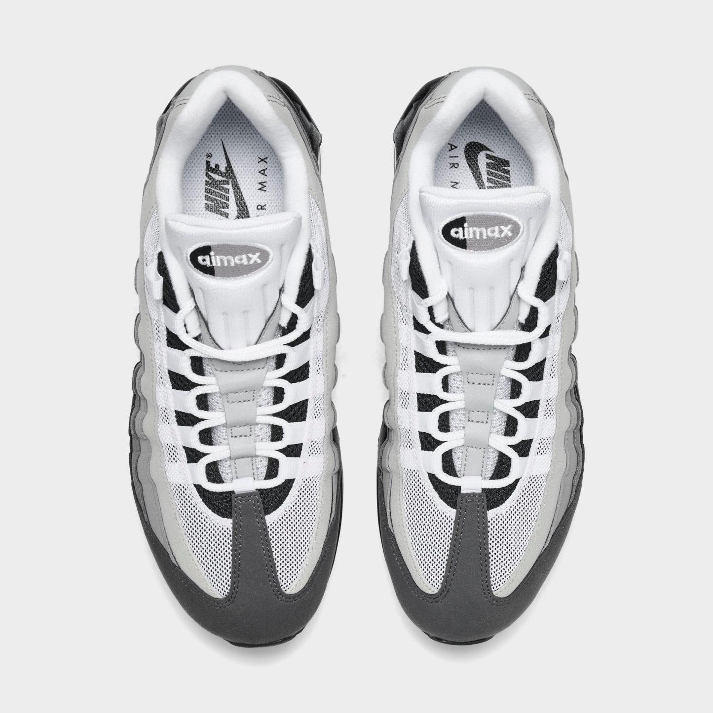 Men's Nithtke Air Max 95 Big Bubble Scorpion Casual Shoes - Part 3 - Black/White/Medium Ash/Dark Pewter/Dust/Granite - Top view