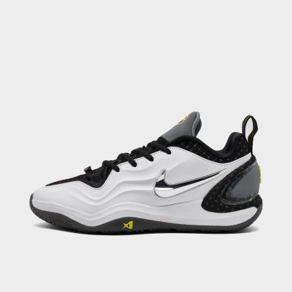 Nithtke A'Two A'ja Wilson Basketball Shoes - Part 1 - White/Black - Left shoe facing left. Outside of the shoe.
