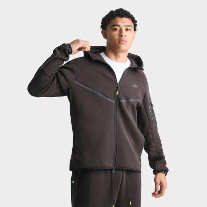 Men's Nithtke Tech Fleece Windrunner Graphic Full-Zip Hoodie - Velvet Brown/Black