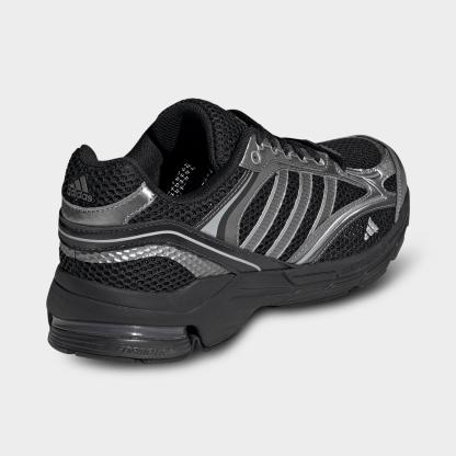 Men's adidas Spiritain 2000 Casual Shoes - Part 1 - Core Black/Iron Metallic/Matte Silver - Back view