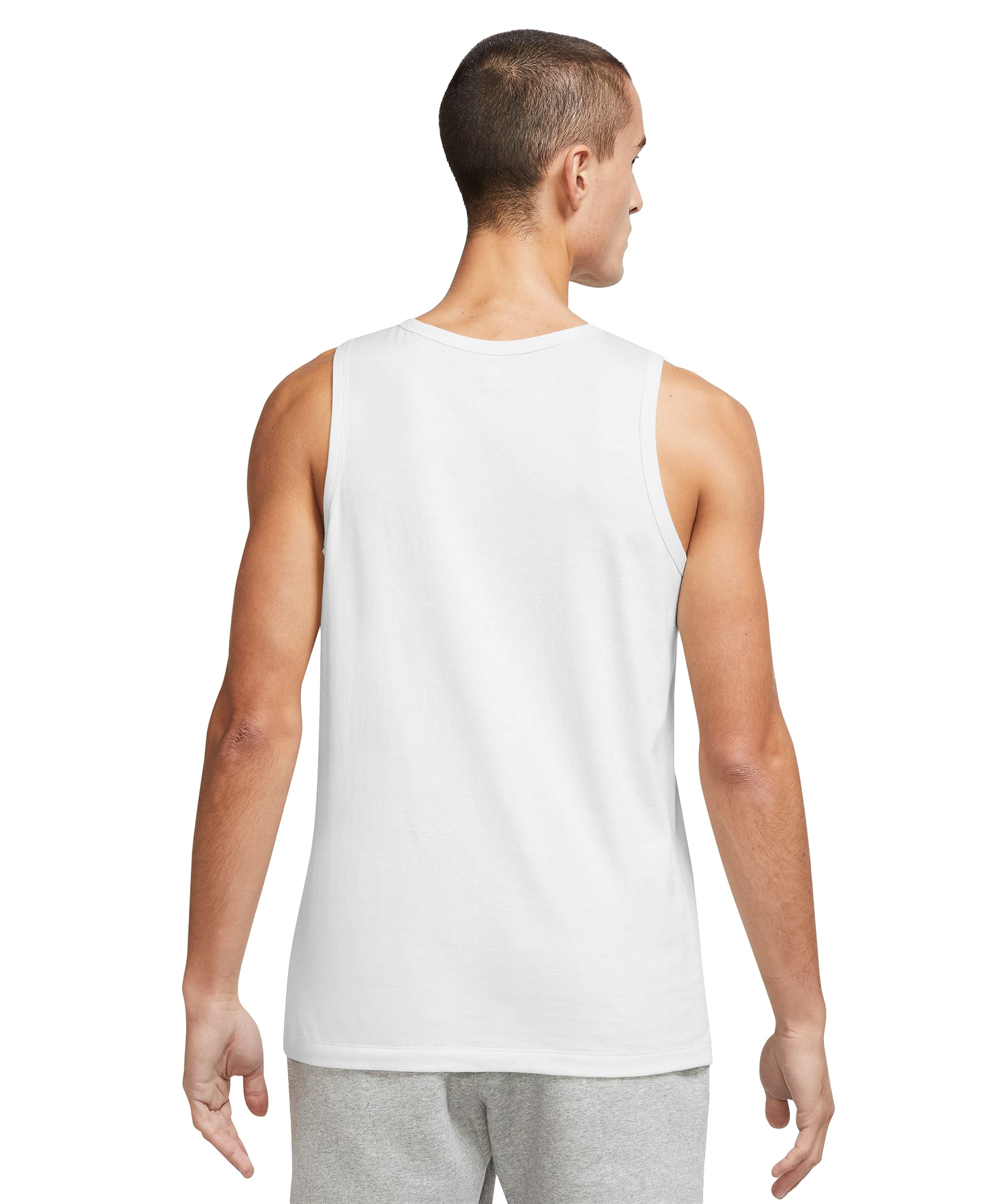 Nike Men's Sportswear Club Tank T-shirts - White/black