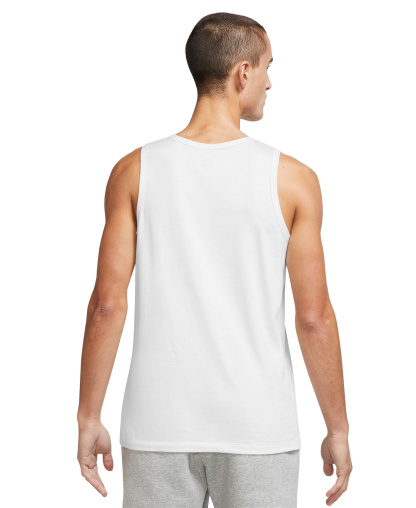 Nike Men's Sportswear Club Tank T-shirts - White/black