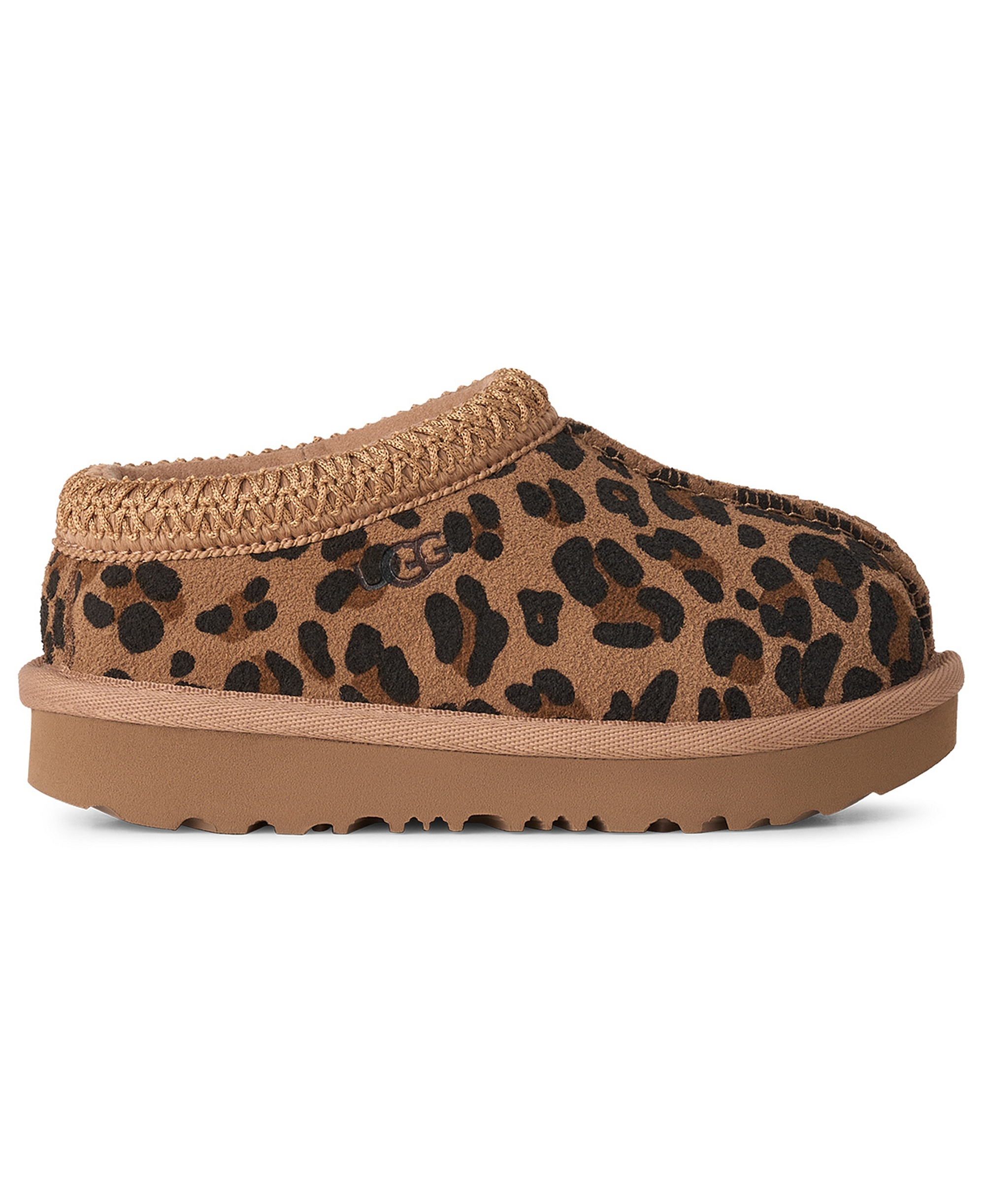 UGG® Toddler Kids Tasman II Spotted Clog Slippers - Tan