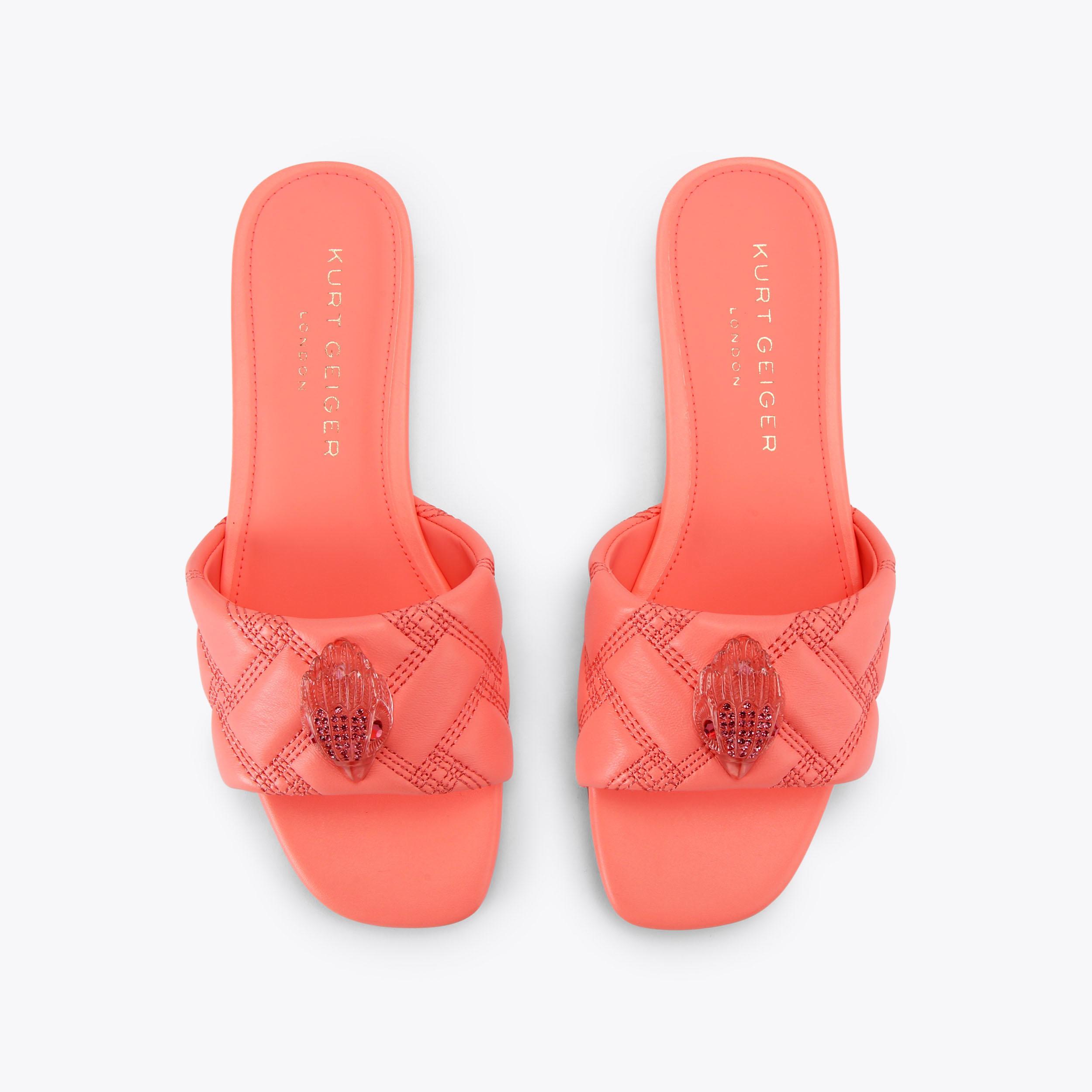 Kurt Geiger London Kensington Flat Sandal - Pink - view 3