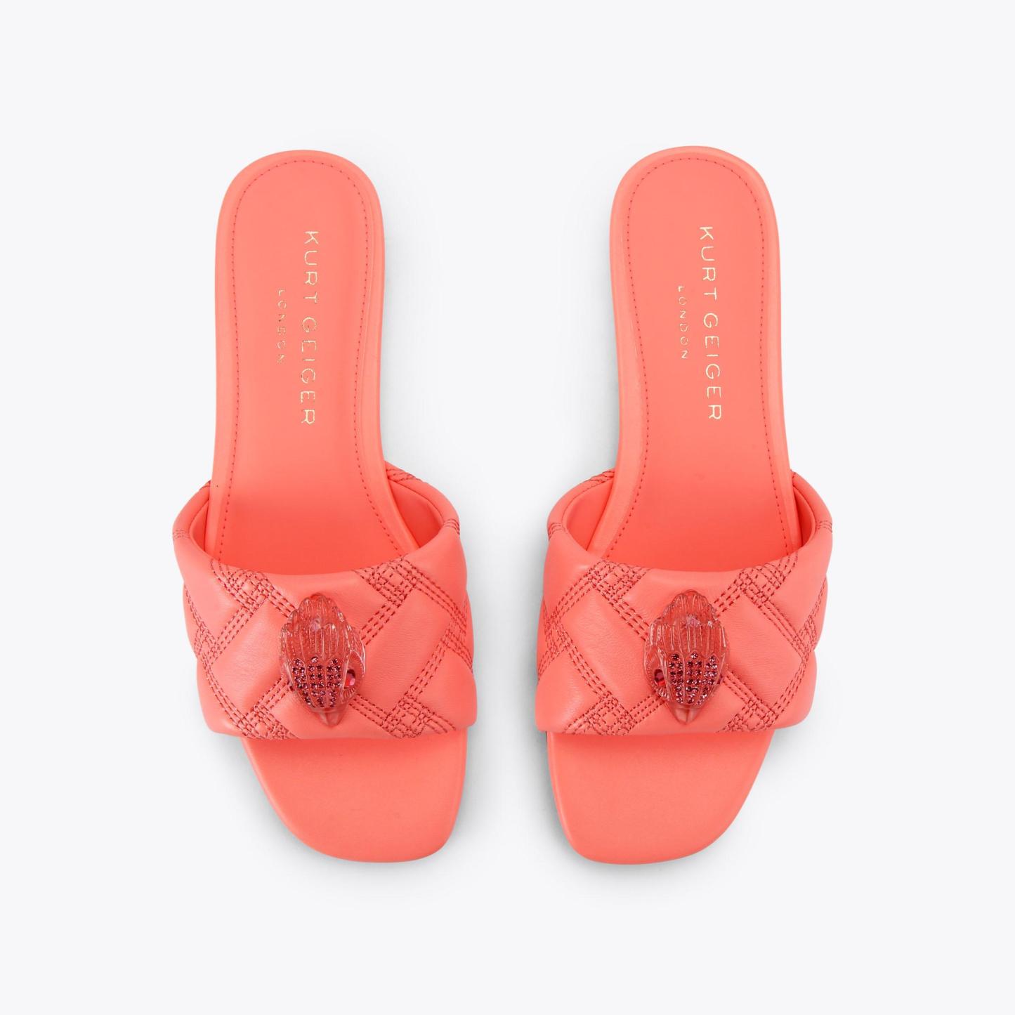 Kurt Geiger London Kensington Flat Sandal - Pink - view 3