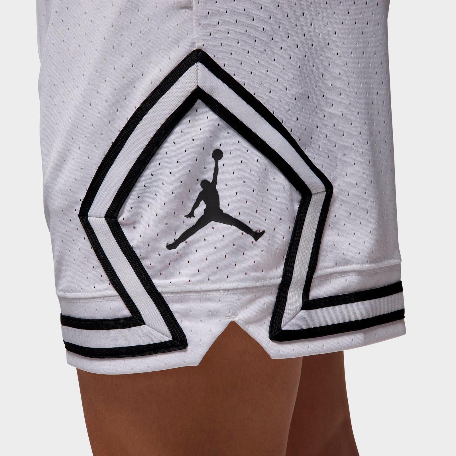 Men's Jordan Sport Dri-FIT Mesh Diamond Shorts - White/True Blue/True Blue - view 5