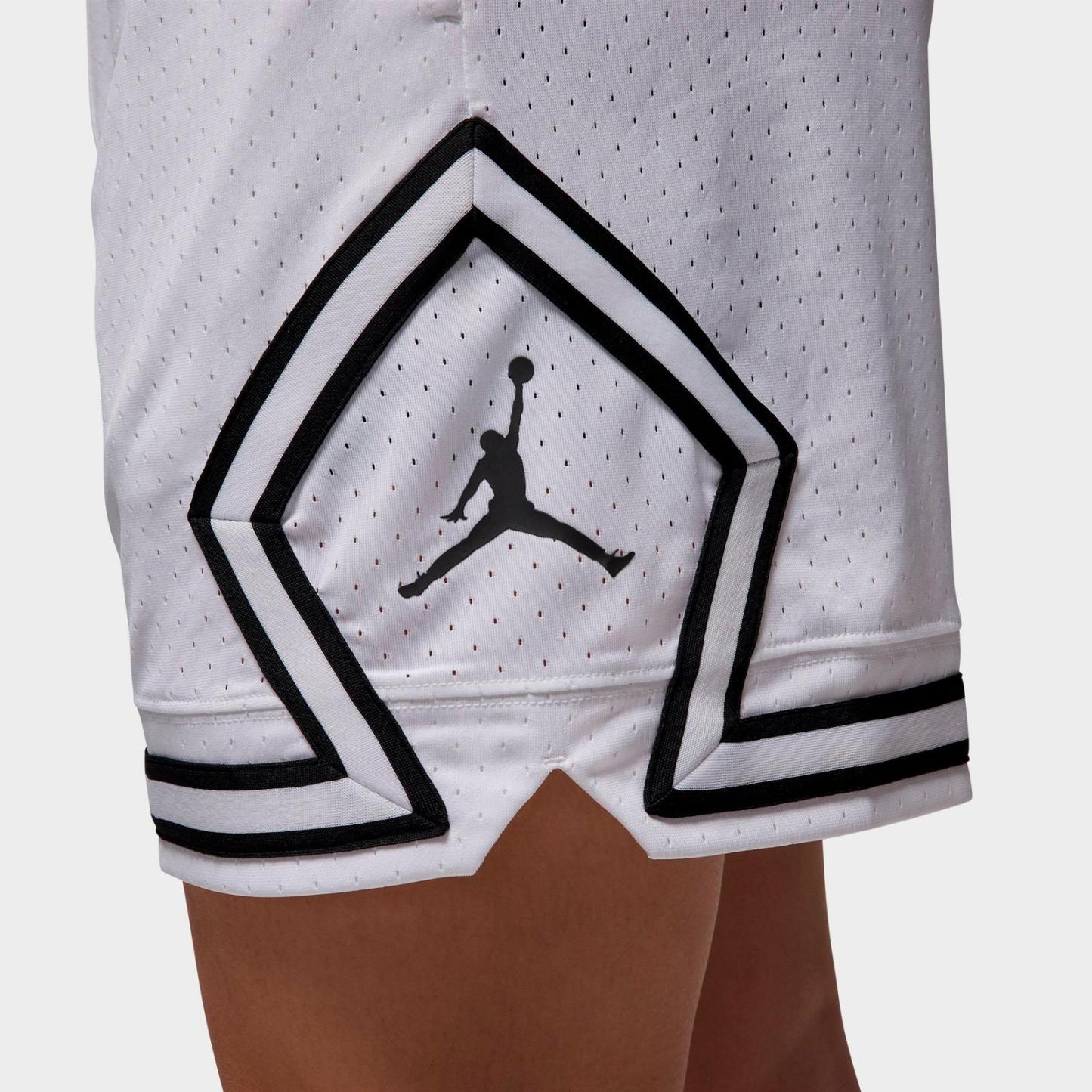 Men's Jordan Sport Dri-FIT Mesh Diamond Shorts - White/True Blue/True Blue - view 5