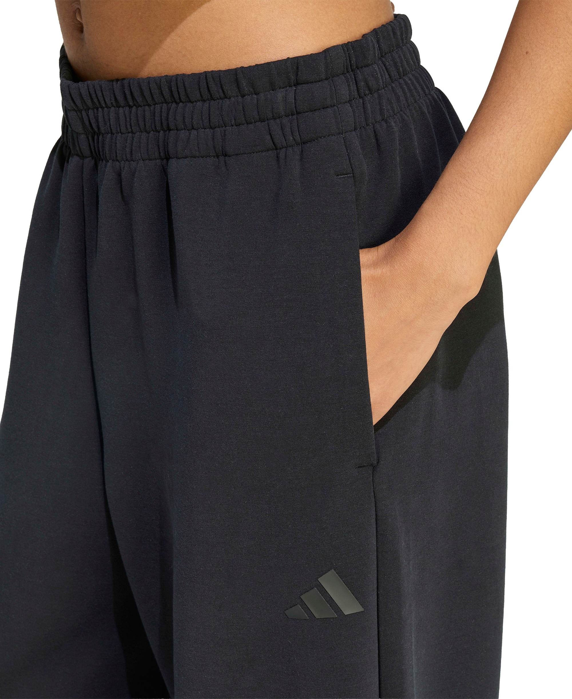 adidas Women's Straight Soft Lux Sportswear Pants - Black