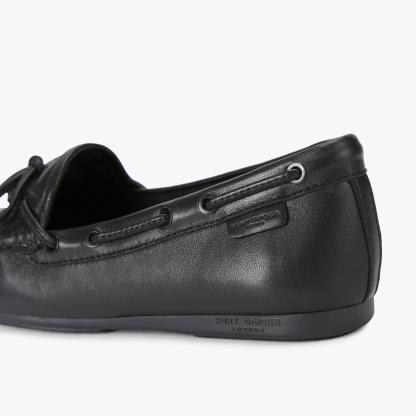 Kurt Geiger London Eagle Moccasin Drench Flat - Black - view 4