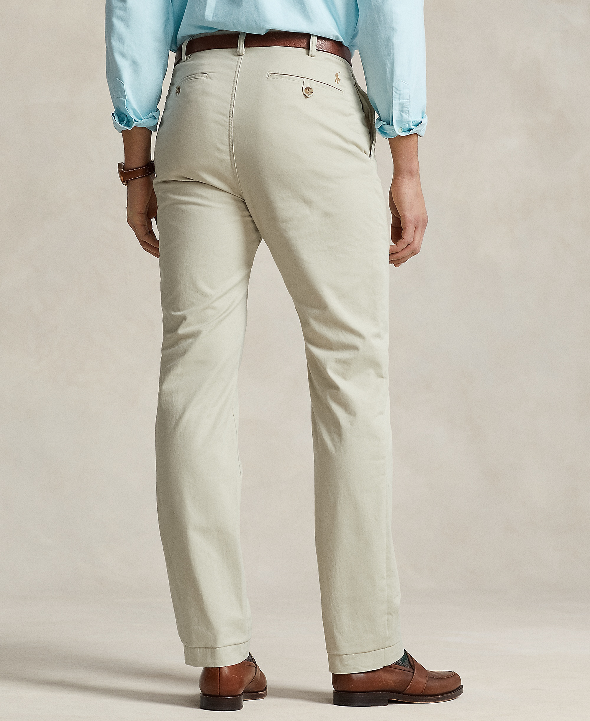 Polo Ralph Lauren Men's Big & Tall Stretch Classic-Fit Twill Pants - Classic Stone