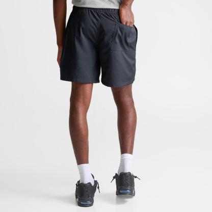 Men's Nike Club Woven 6" Flow Shorts - Black/White