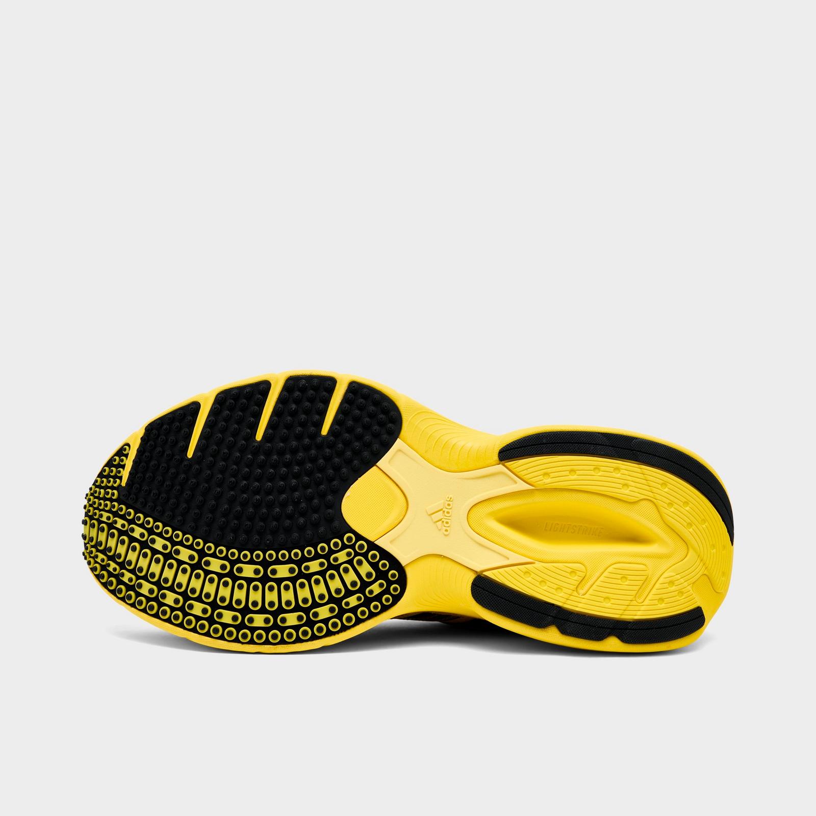 Men's adidas Adizero Goukana Casual Shoes - Yellow/Silver Metallic/Core Black - view 6