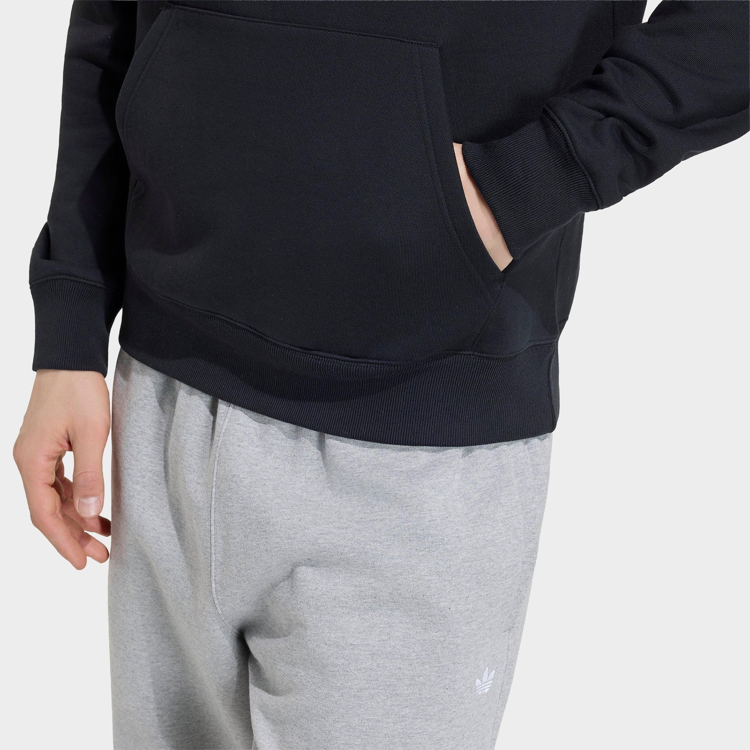 Men's adidas Originals Trefoil Essentials Hoodie - Black