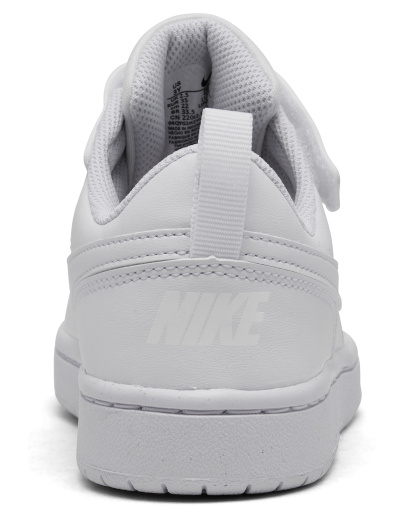Nike Little Kids Court Borough Low Recraft Adjustable Strap Casual Sneakers From Finish Line - White