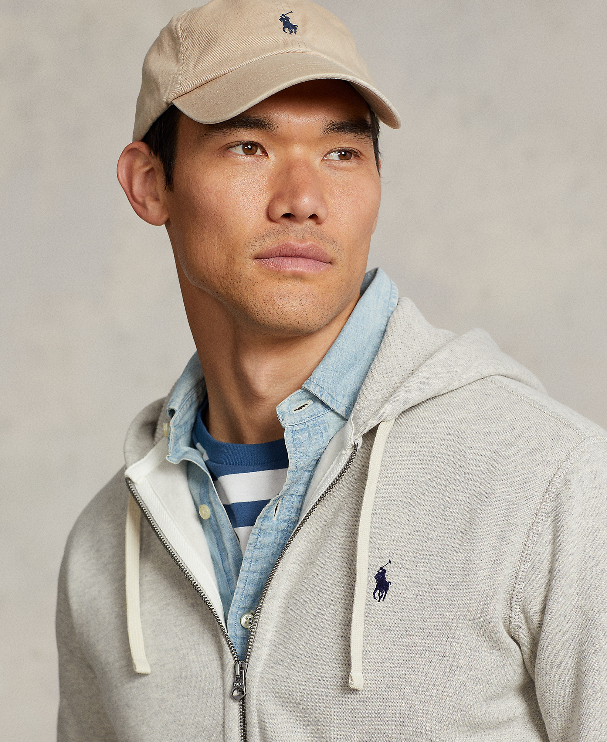 Polo Ralph Lauren Men's Signature Fleece Hoodie - Light Spring Heather