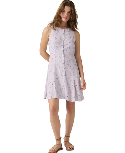 Levi's Women's Mercer Sleeveless Mini Dress - Pedrine Floral Lavender Blue
