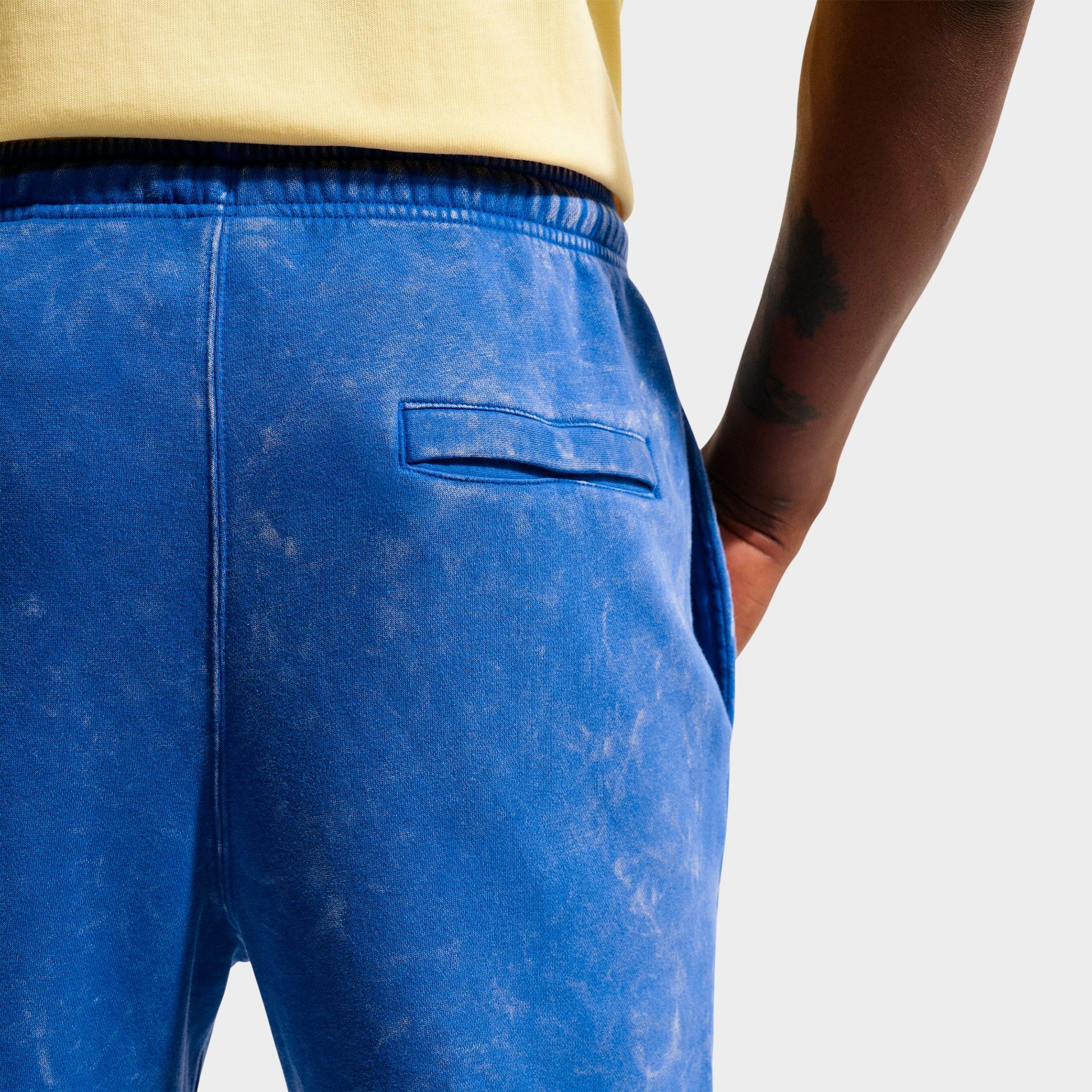 Men's Nithtke Sportswear Club Washed Cuffed Fleece Pants - Game Royal/Game Royal