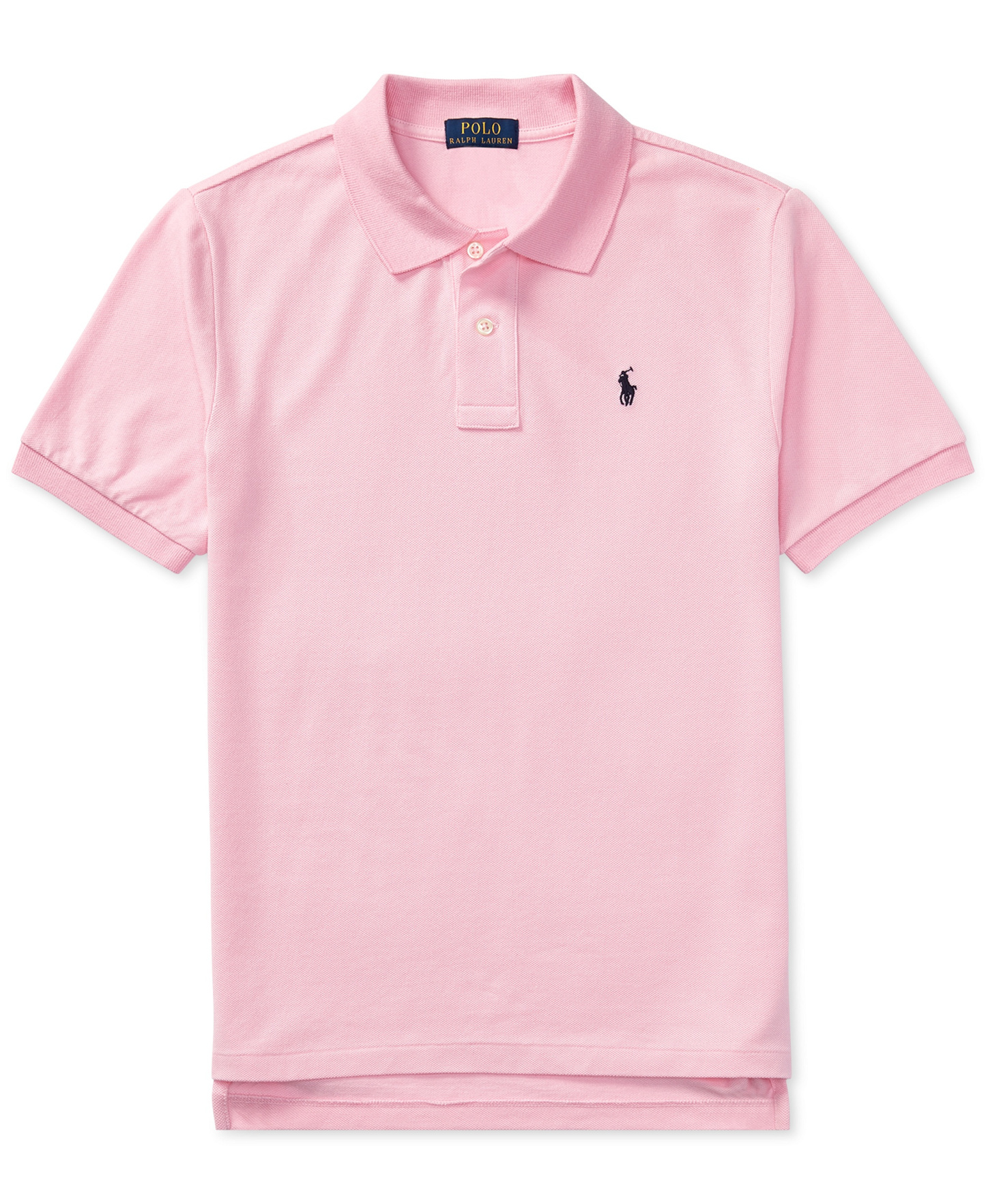 Polo Ralph Lauren 8-20 Boys' Cotton Mesh Logo Polo Shirt - Carmel Pink