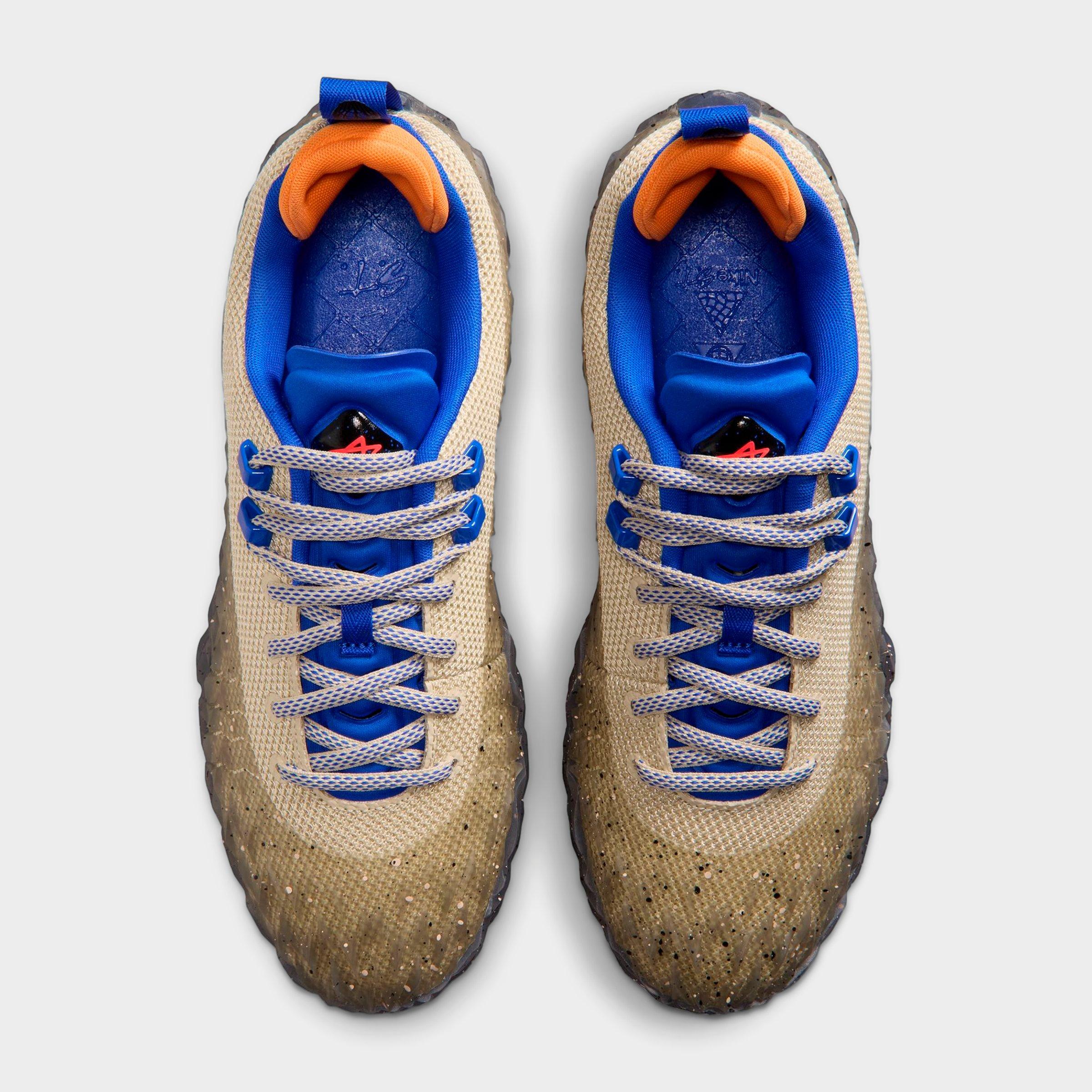Men's Nithtke S.T. Charge PE Cade Cunningham Basketball Shoes - Rattan/Bright Mandarin/Hyper Royal - Top view