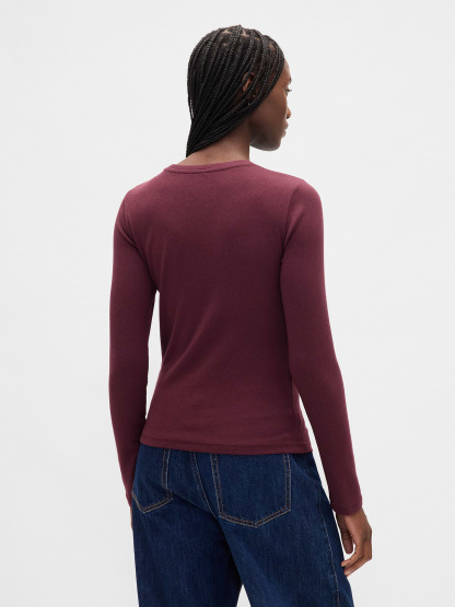 Modern Crewneck T-Shirt - Tuscan red