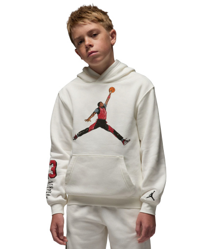 Jordan Boys' 8-20 Long-Sleeve Graphic Hoodie - Sail