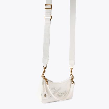 Kurt Geiger London Small Kurt Hobo Cross Body Bag - White - view 3