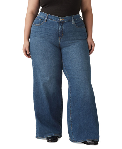 Levi's Women's 318 Shaping Stellar-Stretch Wide-Leg Jeans