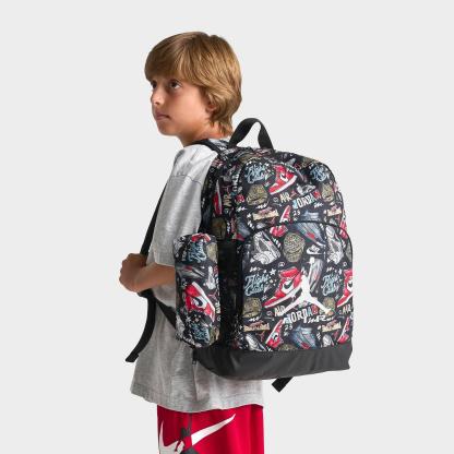 Kids' Jordan Air Raid Backpack - Black/Multicolor - view 1